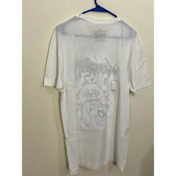 BAWS MENS T-SHIRT WHITE/BLUE/YELLOW XL T-SHIRT NWT - Picture 7 of 7